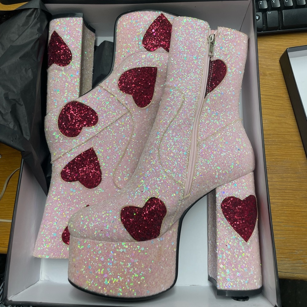 Brand new Lamoda x dolls kill boots.